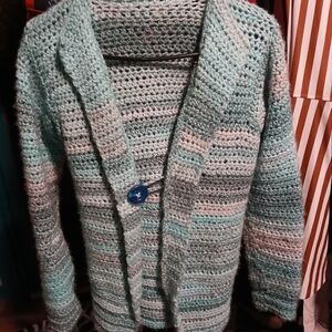Handmade Crochet Cardigan Sweater